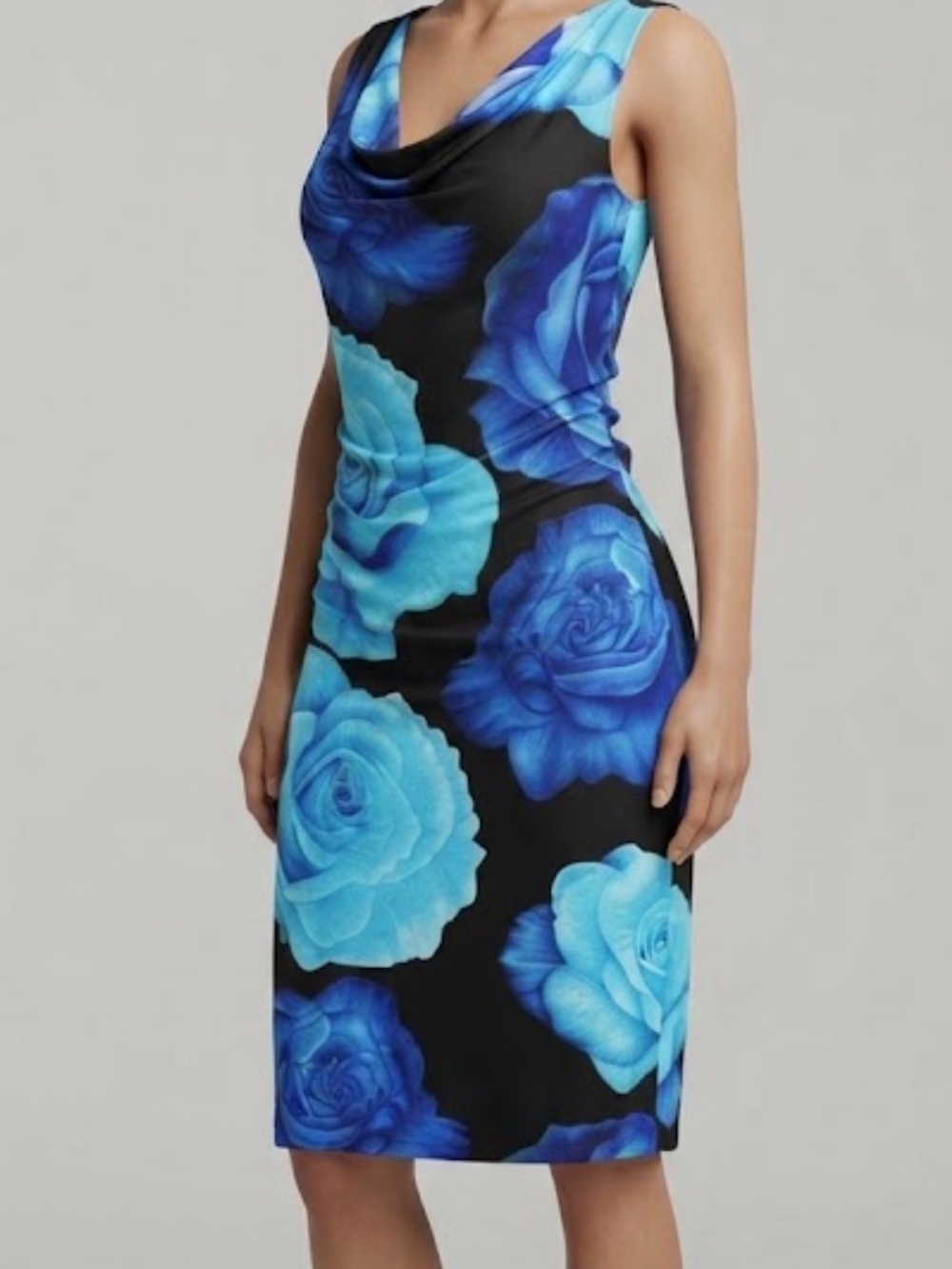 Timing Blue Floral Dress